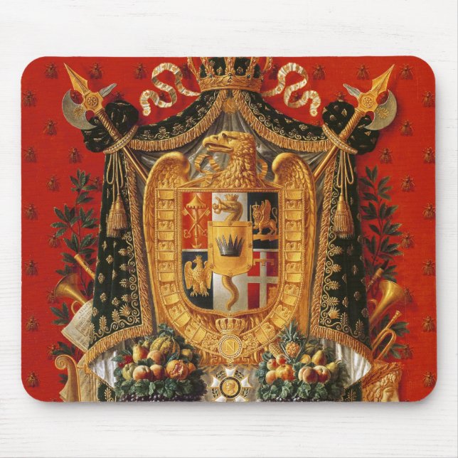 Coat of Arms of Italy, design for a tapestry Mouse Pad (Front)