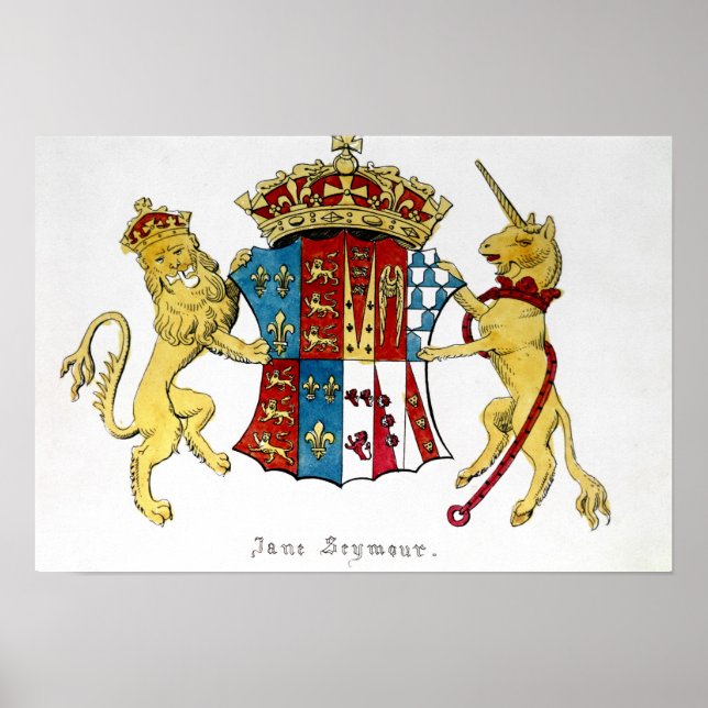 Coat of Arms of Jane Seymour Poster (Front)