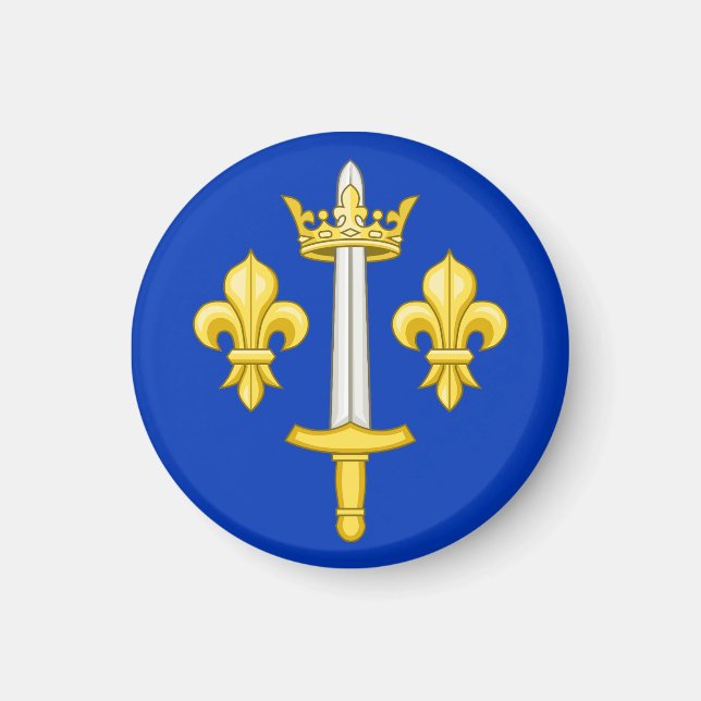 Coat of Arms of Jeanne d'Arc Magnet (Front)