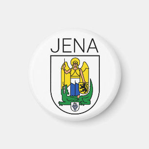 Coat of Arms of Jena - Thüringen, GERMANY Magnet