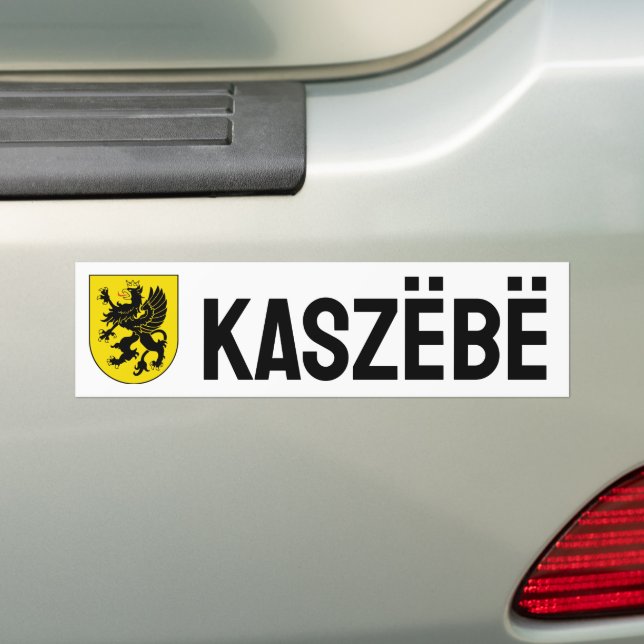 Coat of Arms of Kashubia Bumper Sticker (On Car)