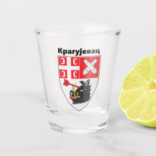 Coat of Arms of Kragujevac, Serbia Shot Glass