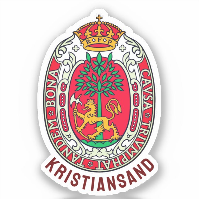 Coat of Arms of Kristiansand, NORWAY (Front)