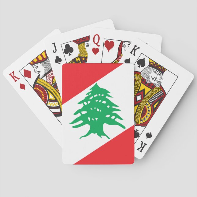 Coat of Arms of Lebanon Playing Cards (Back)
