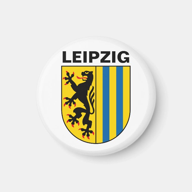 Coat of Arms of Leipzig, Germany Magnet (Front)