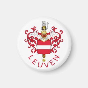 Coat of Arms of Leuven, Belgium Magnet