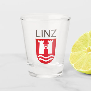 Coat of Arms of Linz, AUSTRIA Shot Glass