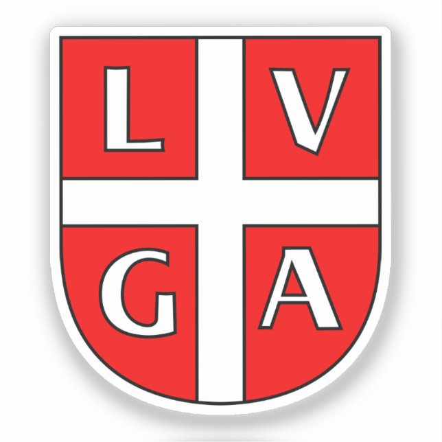 Coat of arms of Lugano, Switzerland (Front)