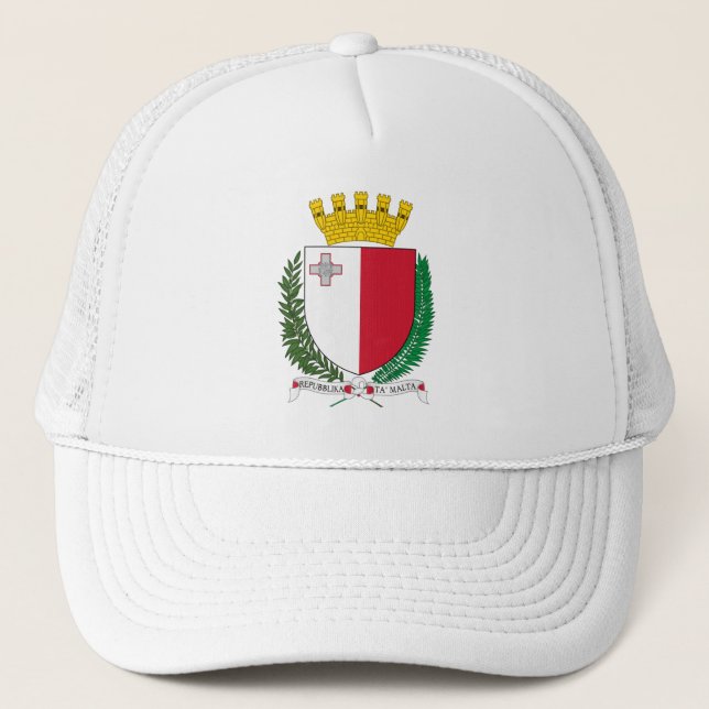 Coat of Arms of Malta Trucker Hat (Front)