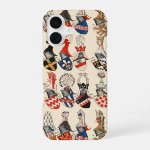 COAT OF ARMS OF MEDIEVAL TOURNAMENT PARTECIPANTS iPhone 16 CASE