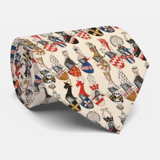 COAT OF ARMS OF MEDIEVAL TOURNAMENT PARTECIPANTS TIE