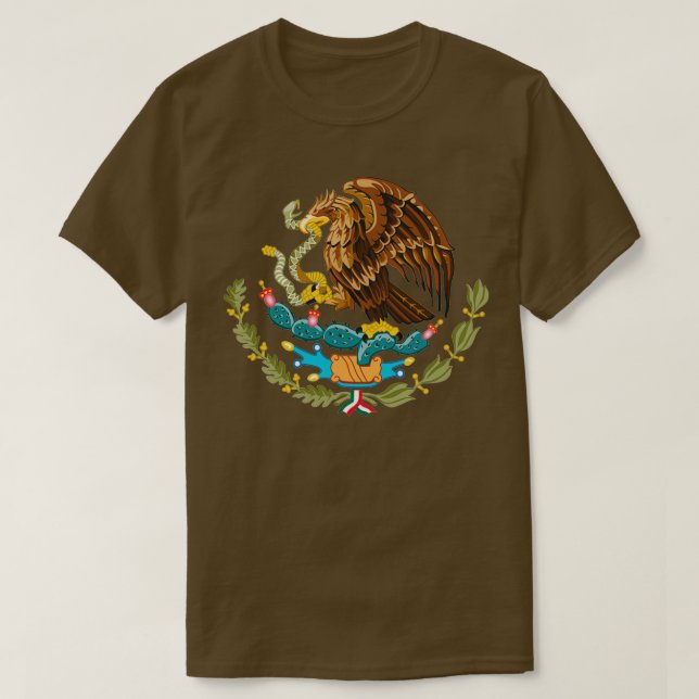 Coat of Arms of Mexico  T-Shirt (Design Front)