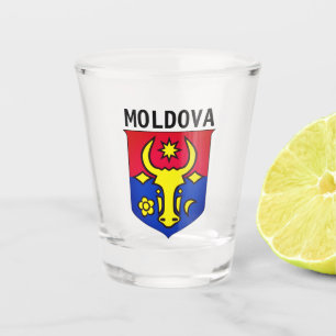 Coat of Arms of Moldova Shot Glass