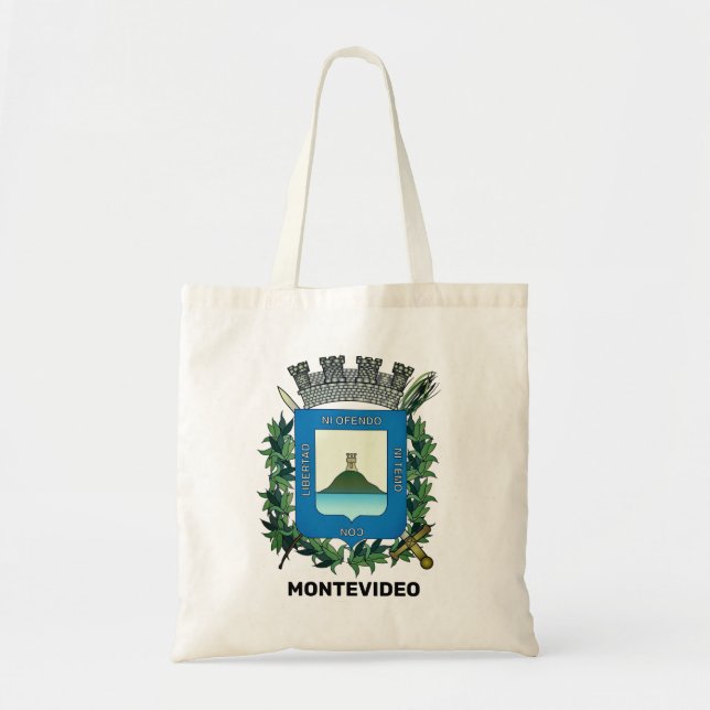 Coat of Arms of Montevideo, Uruguay Tote Bag (Front)