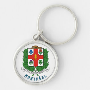 Coat of Arms of Montreal, CANADA Key Ring