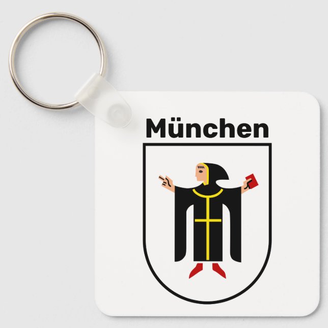 Coat of Arms of Munich Key Ring (Front)