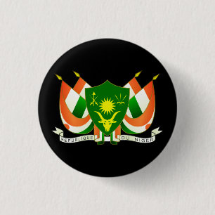 Coat of Arms of Niger 3 Cm Round Badge