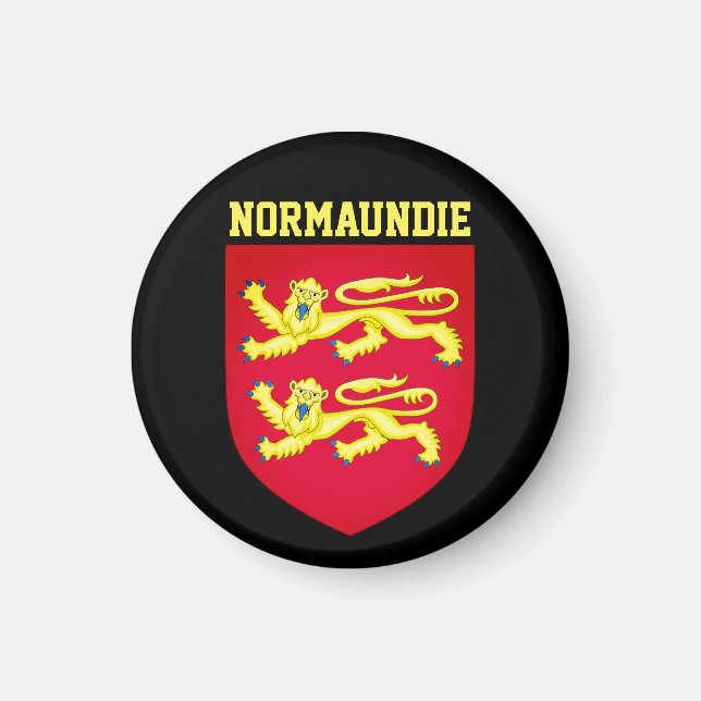 Coat of Arms of Normandy - FRANCE Magnet (Front)