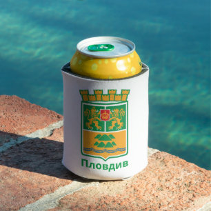 Coat of Arms of Plovdiv, Bulgaria Coffee Mug Can Cooler