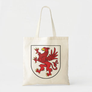 Coat of Arms of Pomerania Majestic Griffin Art Tote Bag