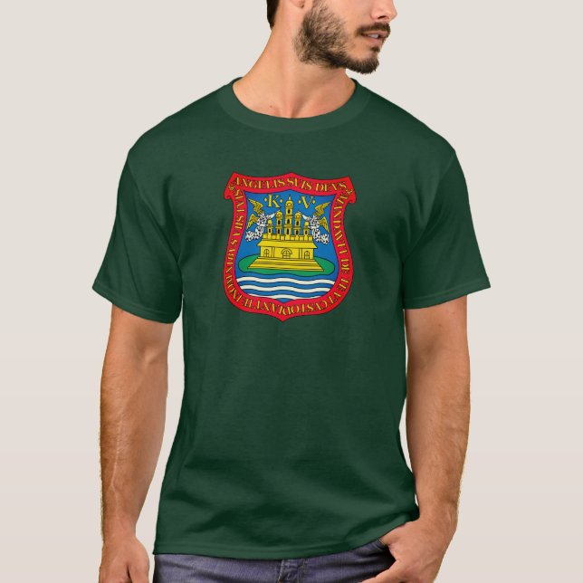 Coat of Arms of Puebla de los Ángeles, México T-Shirt (Front)