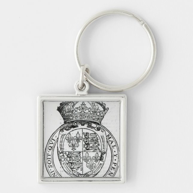 Coat of Arms of Queen Elizabeth I Key Ring (Front)