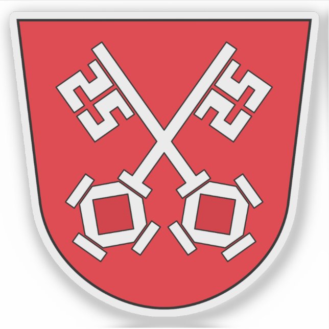 Coat of arms of Regensburg, Germany (Front)