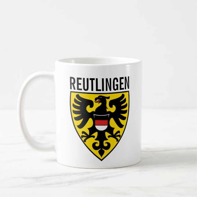 Coat of Arms of Reutlingen, Germany Coffee Mug (Left)
