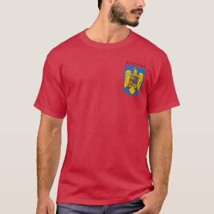 Coat of Arms of Romania - pocket T-Shirt