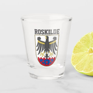 Coat of arms of Roskilde, Denmark Shot Glass
