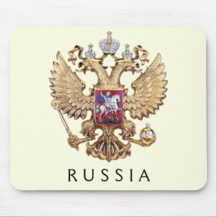 Coat of arms of Russia Mouse Pad