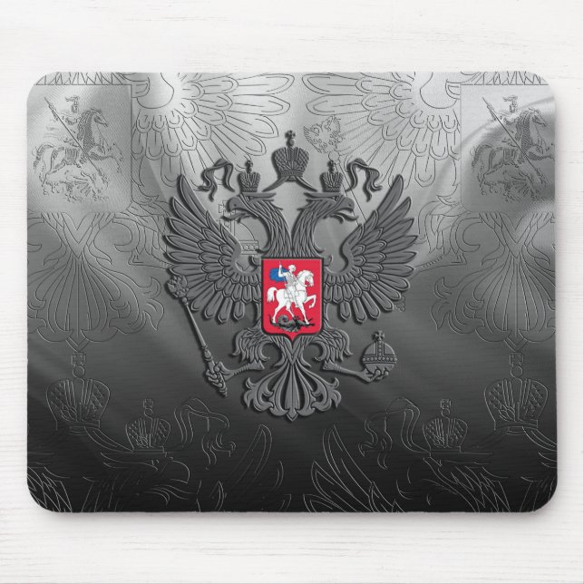 Coat of arms of Russia Mouse Pad (Front)