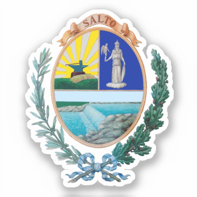 Coat of Arms of Salto, Uruguay (Front)