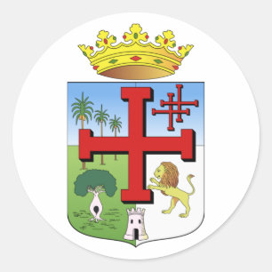 Coat of Arms of Santa Cruz de la Sierra (Bolivia) Classic Round Sticker