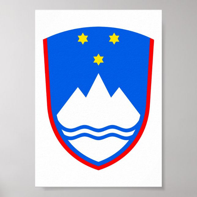 Coat of arms of Slovenia Poster (Front)
