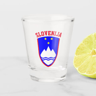 Coat of Arms of SLOVENIA Shot Glass