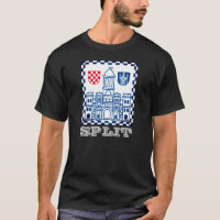 Coat of Arms of Split, Croatia T-Shirt