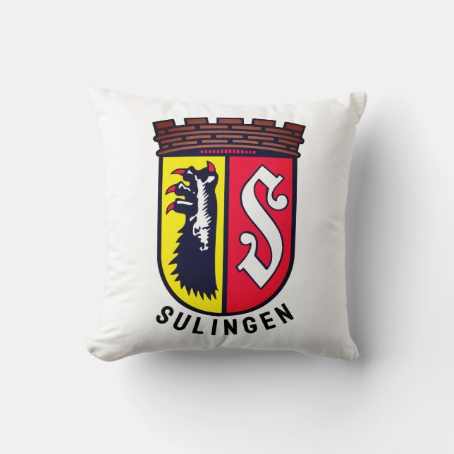 Coat of Arms of Sulingen, Germany Cushion (Front)