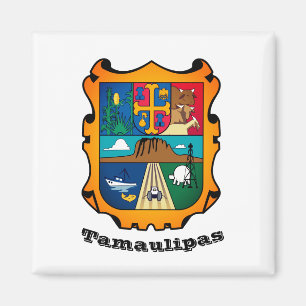 Coat of Arms of Tamaulipas (state), Mexico Magnet