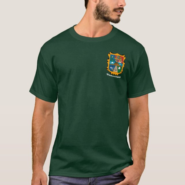 Coat of Arms of Tamaulipas (state), Mexico T-Shirt (Front)