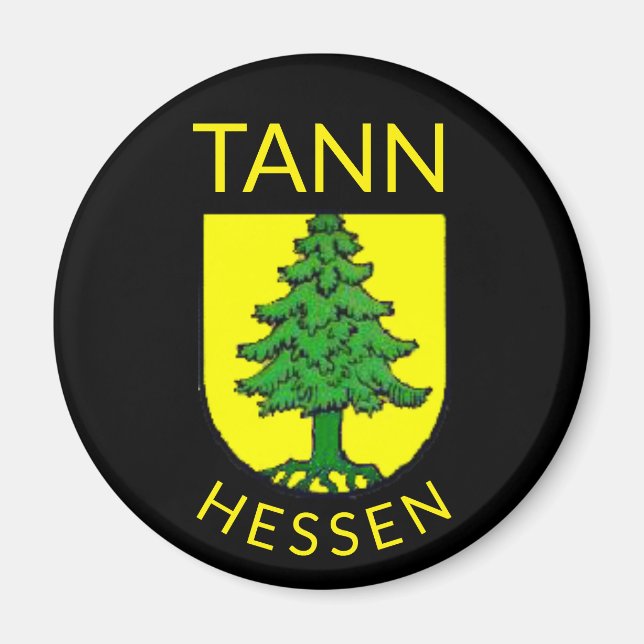 Coat of Arms of Tann, Hesse (Germany) Magnet (Front)