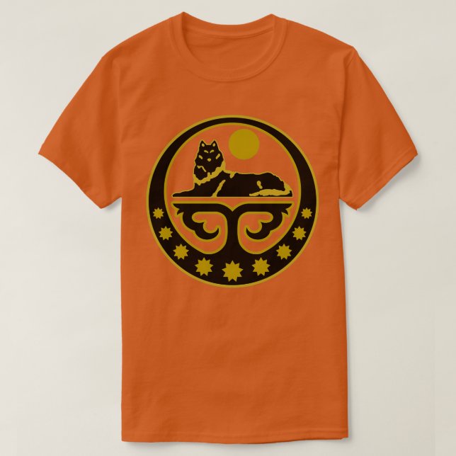 Coat of Arms of the Chechen Republic of Ichkeria T-Shirt (Design Front)