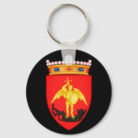 Coat of Arms of the City of Brussels Keychain