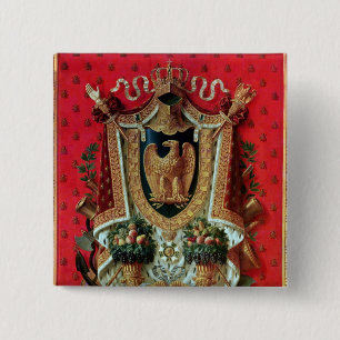 Coat of Arms of the French Empire 15 Cm Square Badge