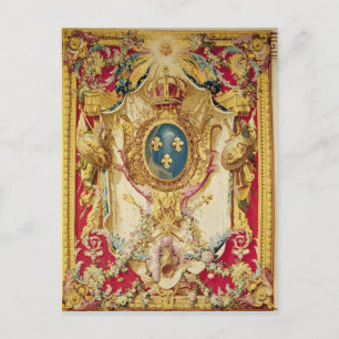 Coat of arms of the French Royal Family Postcard