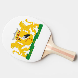 Coat of arms of The Hague, The Netherlands. Ping Pong Paddle