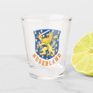 Coat of arms of the Netherlands Shot Glass