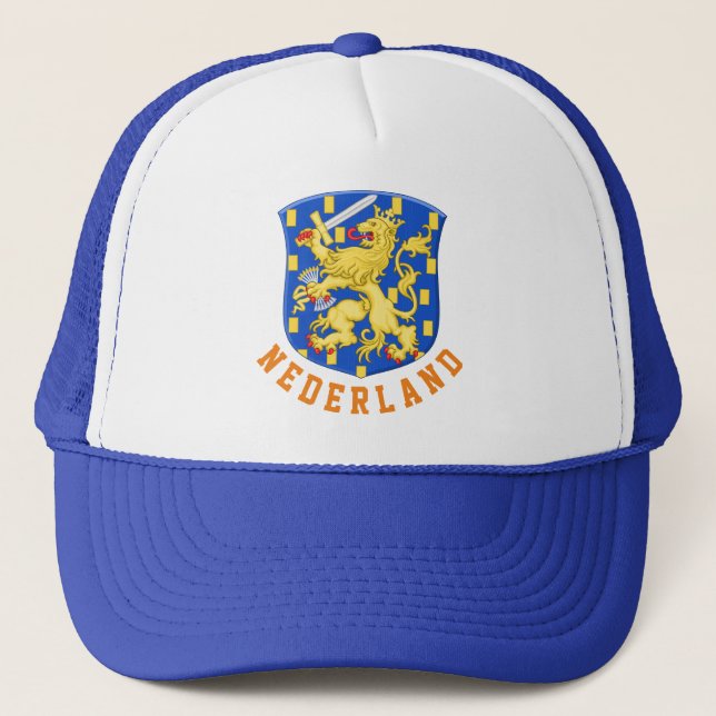 Coat of arms of the Netherlands Trucker Hat (Front)