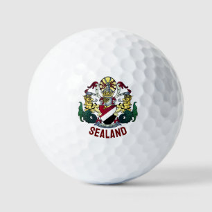 Coat of Arms of the Principality of Sealand Golf Balls