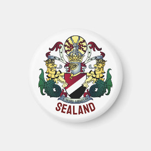 Coat of Arms of the Principality of Sealand Magnet